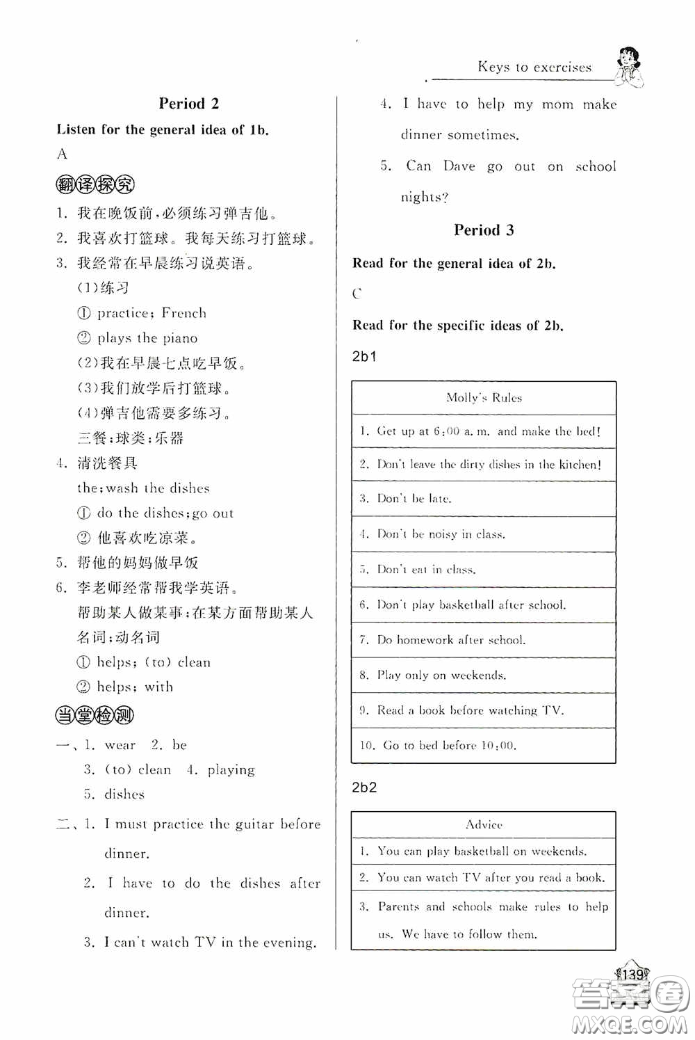 伴你學(xué)2020新課程助學(xué)叢書英語七年級下冊最新版答案