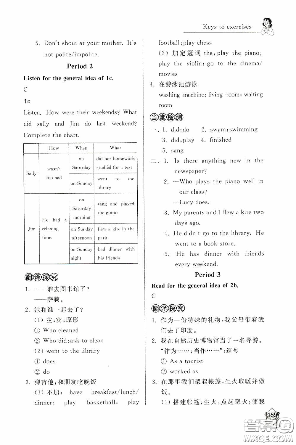 伴你學(xué)2020新課程助學(xué)叢書英語七年級下冊最新版答案