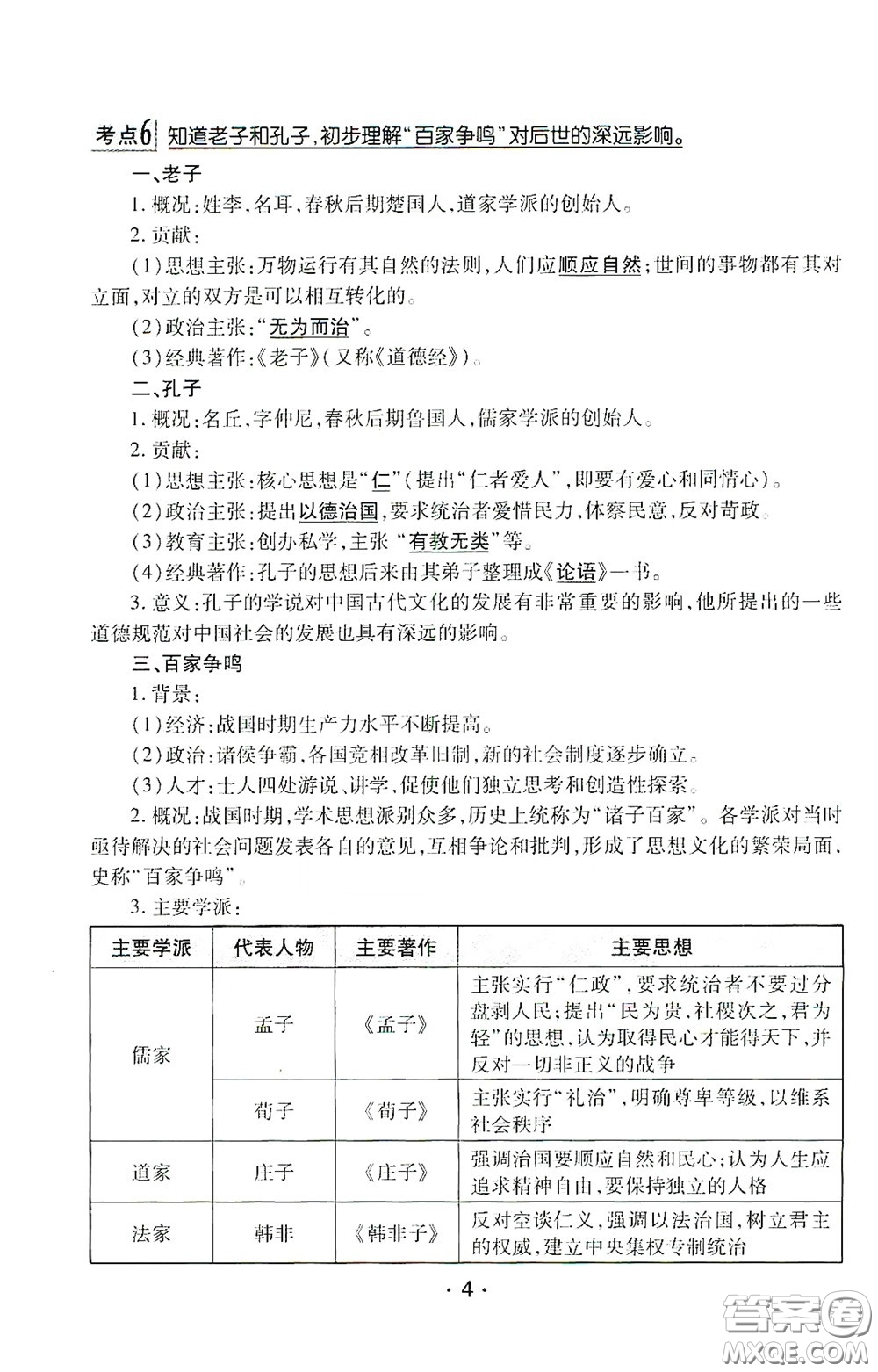 南方出版?zhèn)髅?020南方新課堂初中畢業(yè)生學業(yè)考試指導書歷史答案