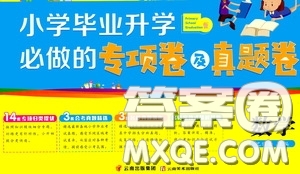 2020小學(xué)畢業(yè)升學(xué)必做的專項(xiàng)卷及真題卷數(shù)學(xué)答案