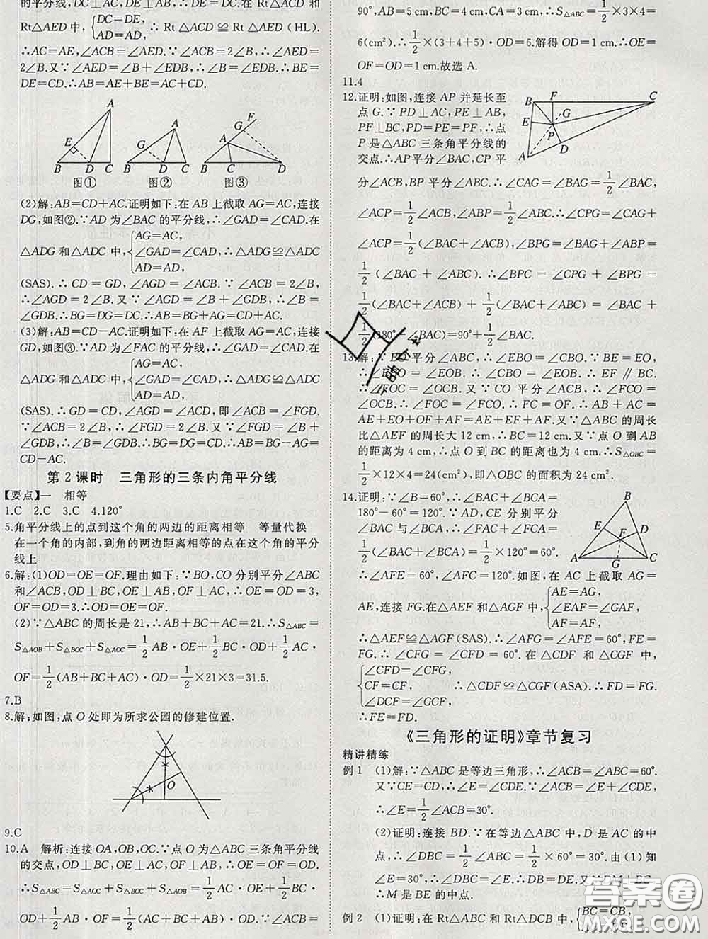 延邊大學(xué)出版社2020新版新領(lǐng)程叢書新領(lǐng)程八年級數(shù)學(xué)下冊北師版參考答案