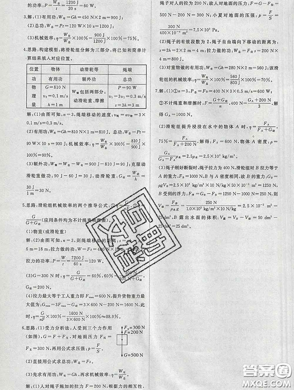 延邊大學(xué)出版社2020新版新領(lǐng)程叢書(shū)新領(lǐng)程八年級(jí)物理下冊(cè)人教版參考答案