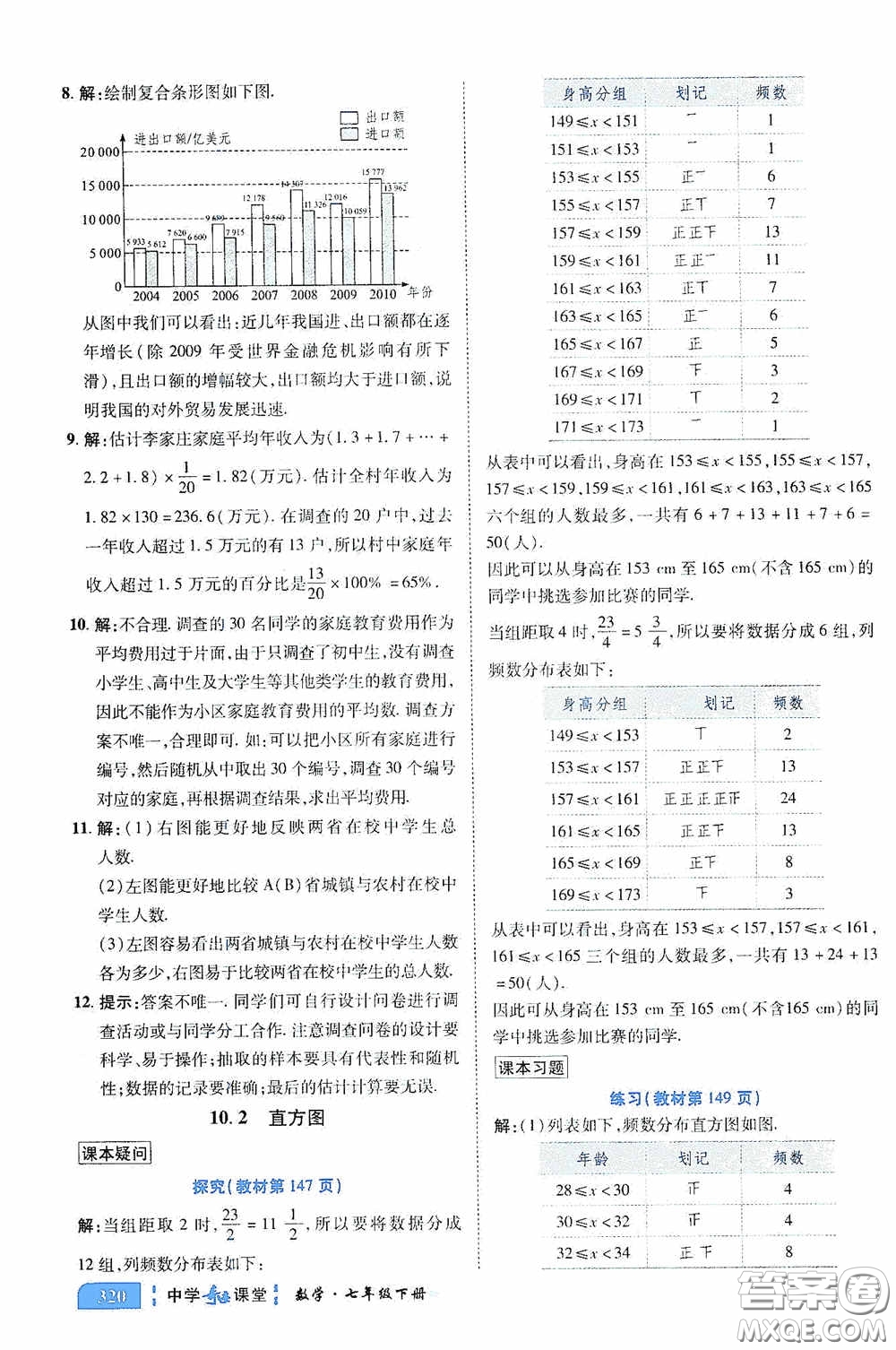 世紀(jì)英才中學(xué)奇跡課堂2020期末專(zhuān)題總復(fù)習(xí)七年級(jí)數(shù)學(xué)下冊(cè)人教版教材答案