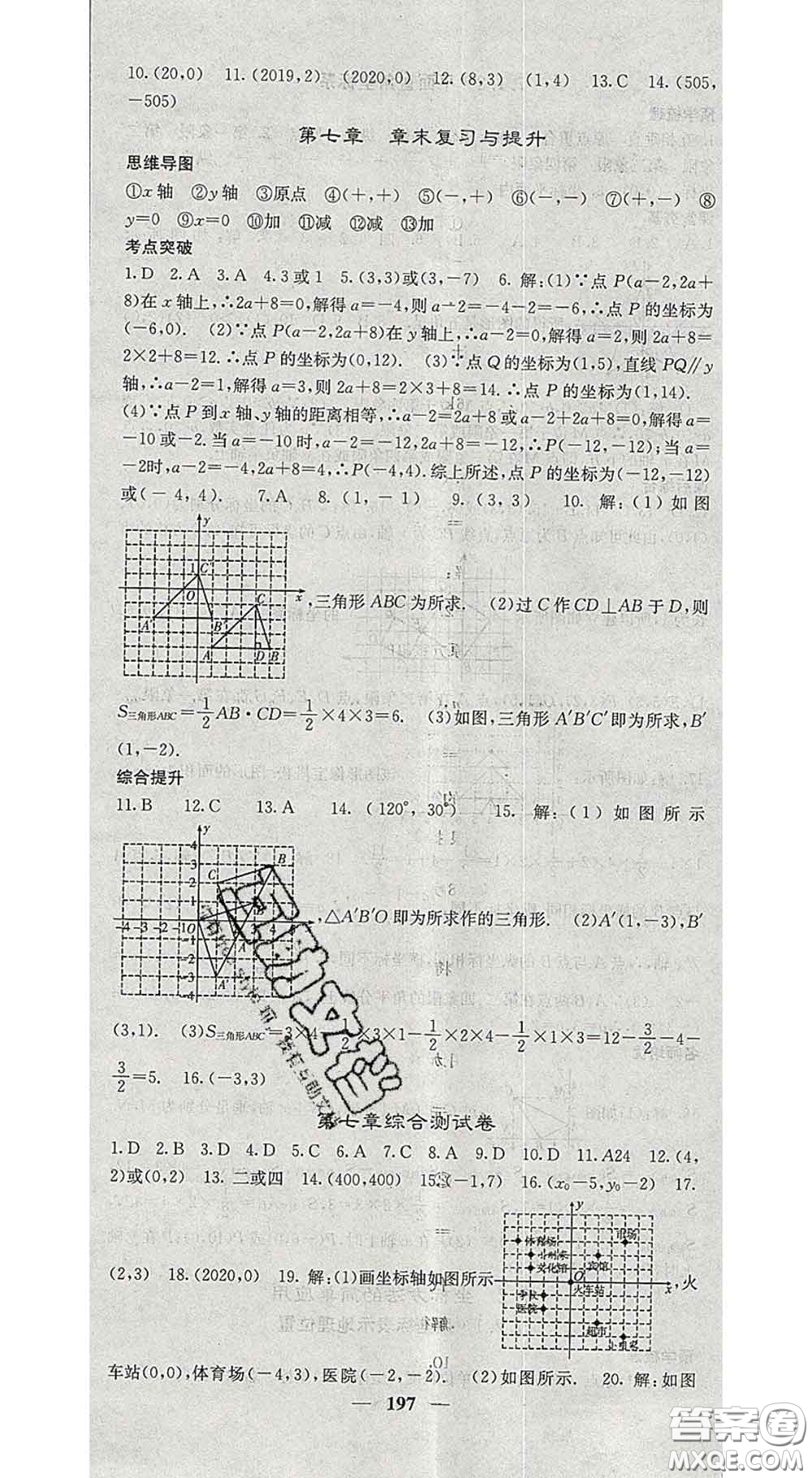 四川大學出版社2020春名校課堂內(nèi)外七年級數(shù)學下冊人教版答案