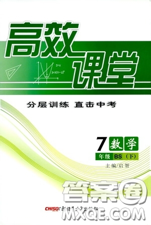 新疆青少年出版社2020高效課堂七年級數(shù)學下冊北師大版答案