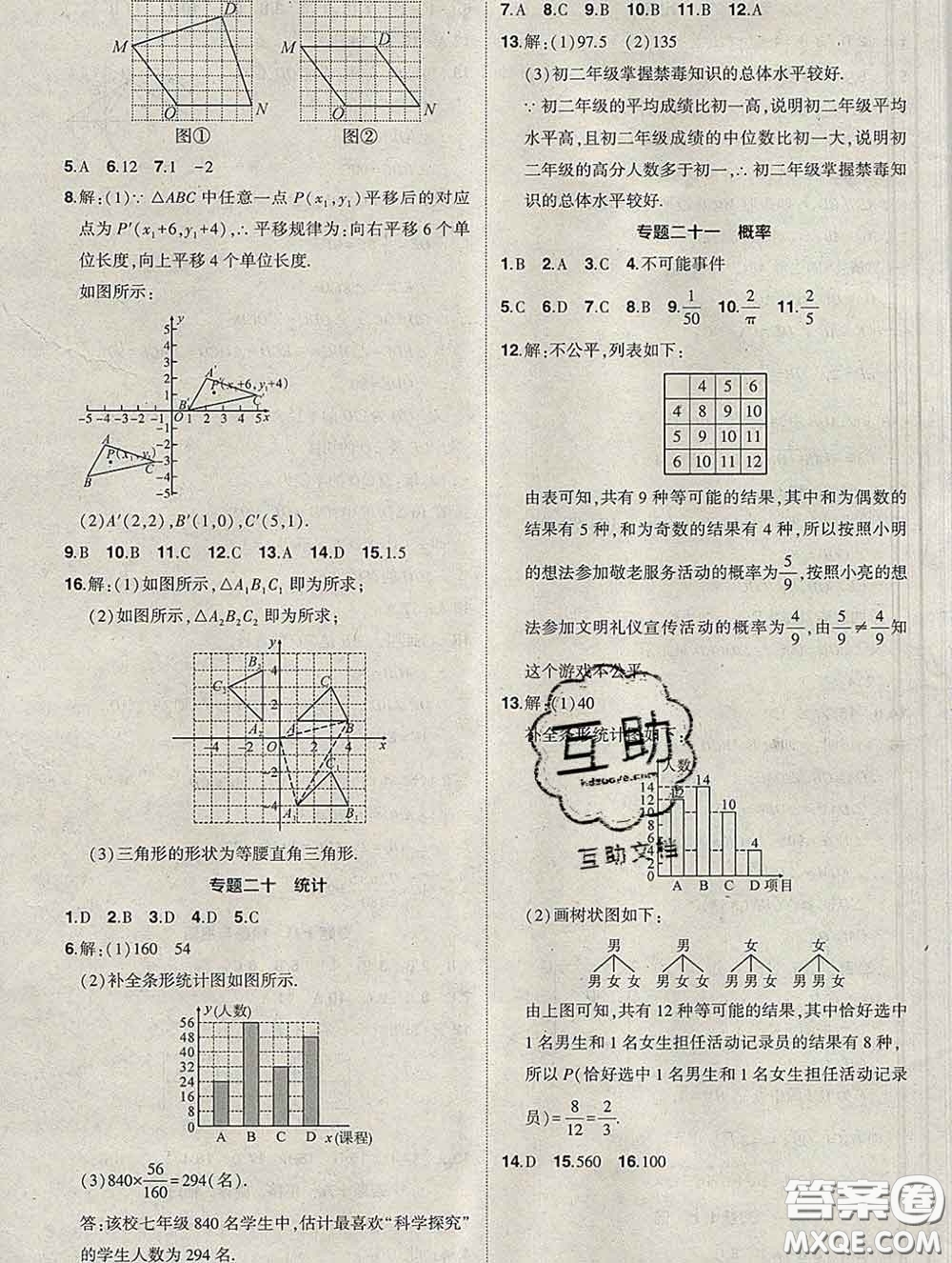 狀元成才路2020春創(chuàng)優(yōu)作業(yè)九年級(jí)數(shù)學(xué)下冊(cè)人教版答案