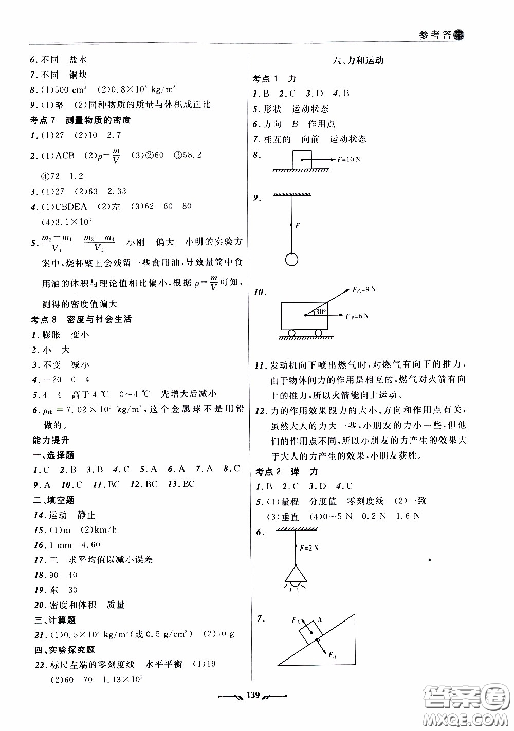 遼寧師范大學(xué)出版社2021新課程評(píng)價(jià)手冊九年級(jí)物理下冊答案