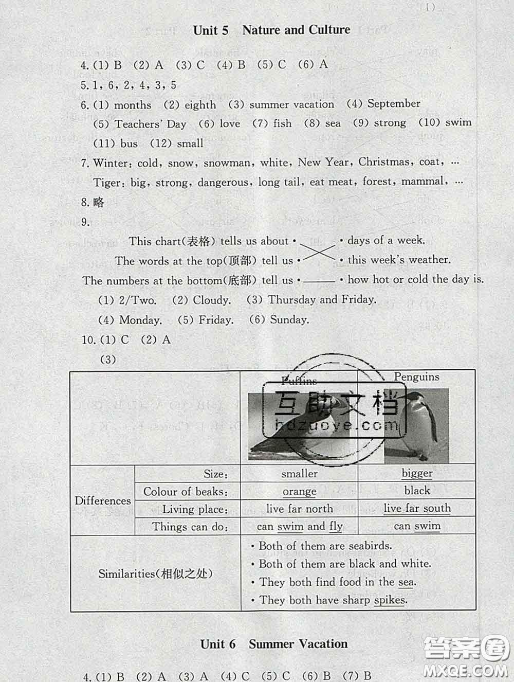 2020春海淀名師伴你學(xué)同步學(xué)練測六年級英語下冊人教版答案