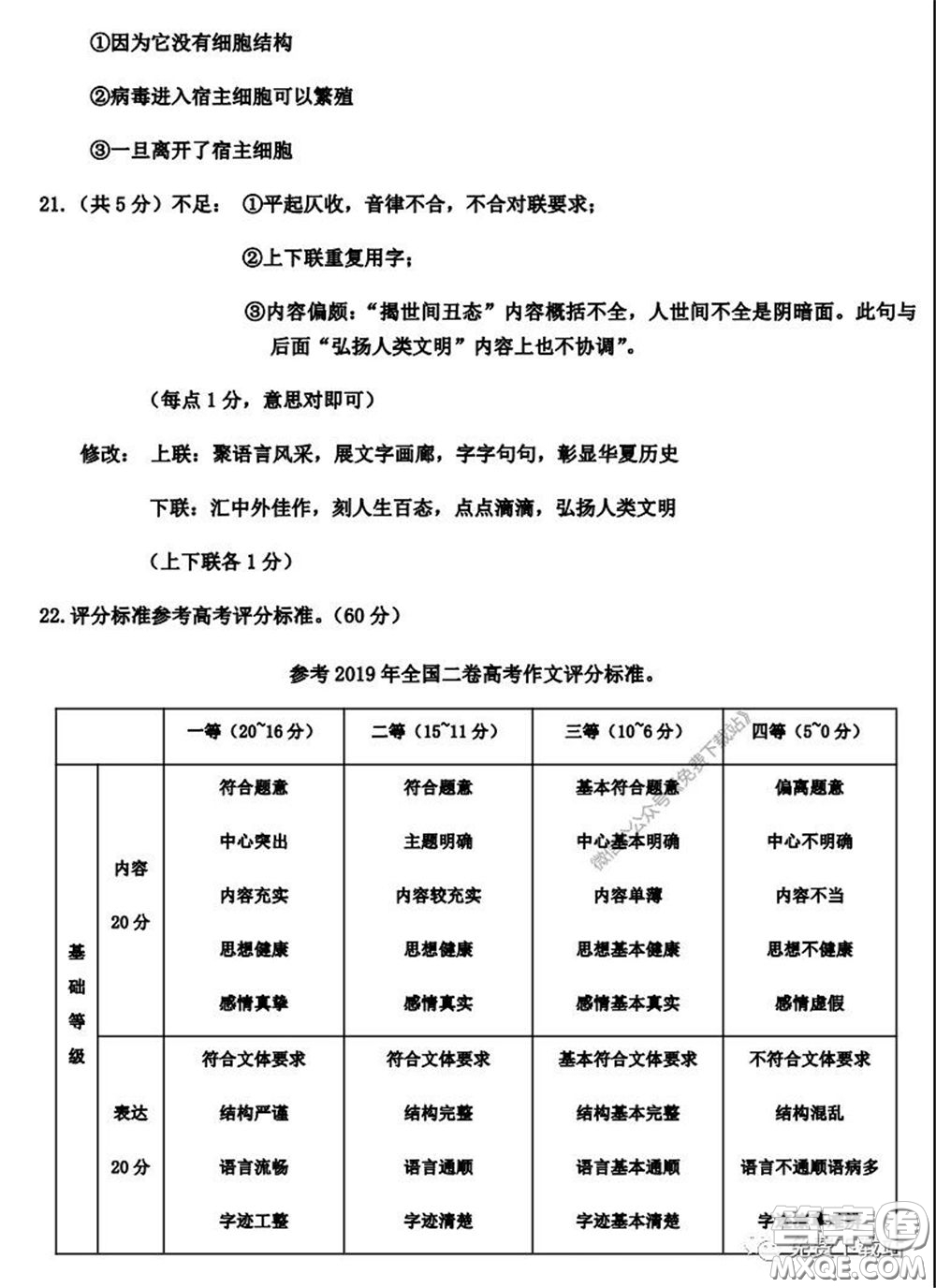 2020年內(nèi)蒙古赤峰市高三4月模擬考試語文試題及答案