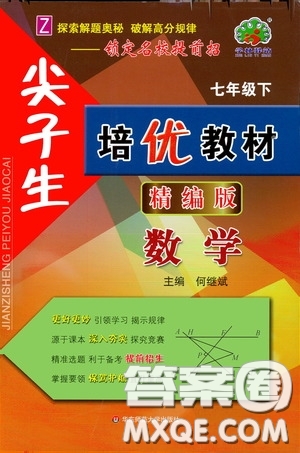 華東師范大學(xué)出版社2020尖子生培優(yōu)教材數(shù)學(xué)七年級下冊精編版浙江專版答案