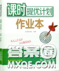 2020新版課時提優(yōu)計劃作業(yè)本九年級英語下冊蘇州專版答案