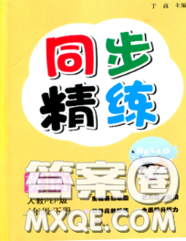 2020新版同步精練三年級(jí)英語下冊(cè)人教版參考答案