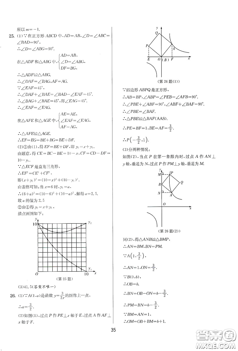 吉林教育出版社2020實驗班提優(yōu)大考卷數(shù)學八年級下冊蘇科版答案