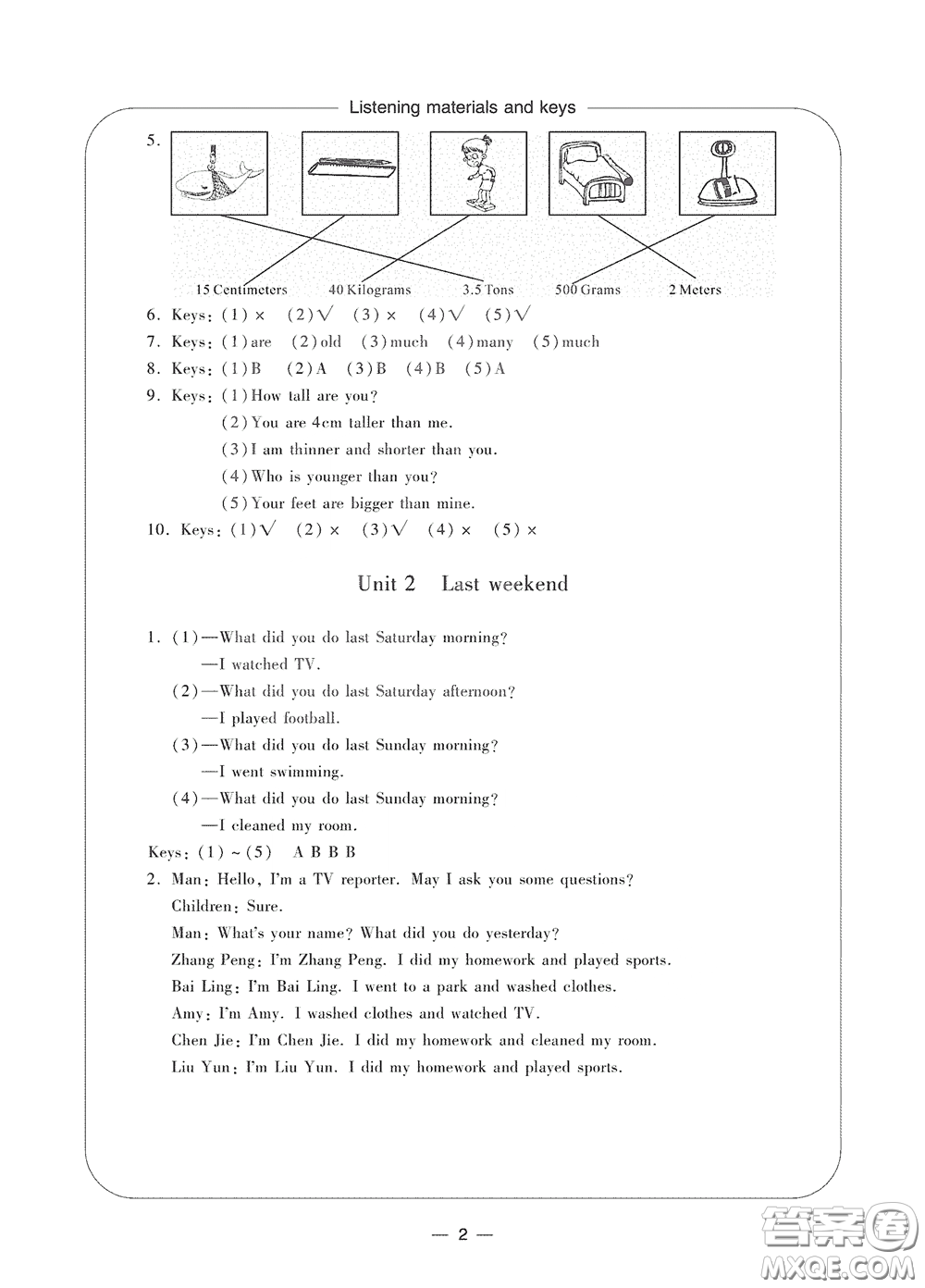 寧波出版社2020學(xué)習(xí)方法指導(dǎo)叢書六年級(jí)英語下冊(cè)人教版答案