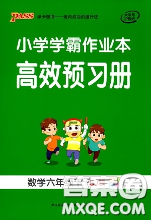 陜西師范大學(xué)出版社2020PASS綠卡小學(xué)學(xué)霸作業(yè)本高效預(yù)習(xí)冊(cè)數(shù)學(xué)六年級(jí)下冊(cè)蘇教版答案