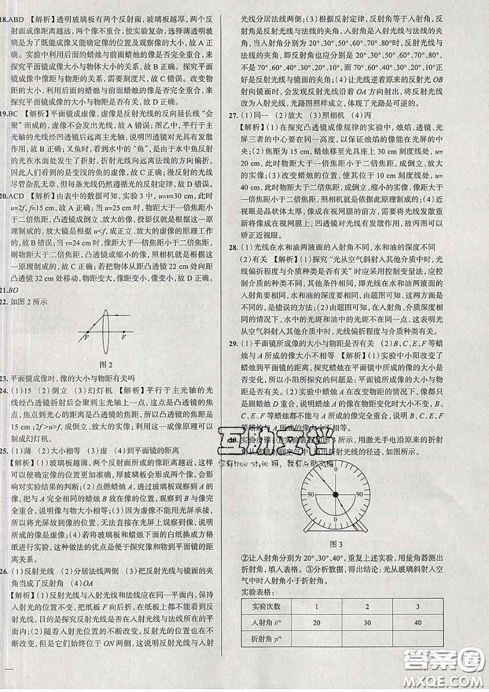 2020新版真題圈北京考生專用練考試卷八年級(jí)物理下冊(cè)答案