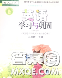 海燕出版社2020新版英語(yǔ)學(xué)習(xí)與鞏固三年級(jí)下冊(cè)人教版答案