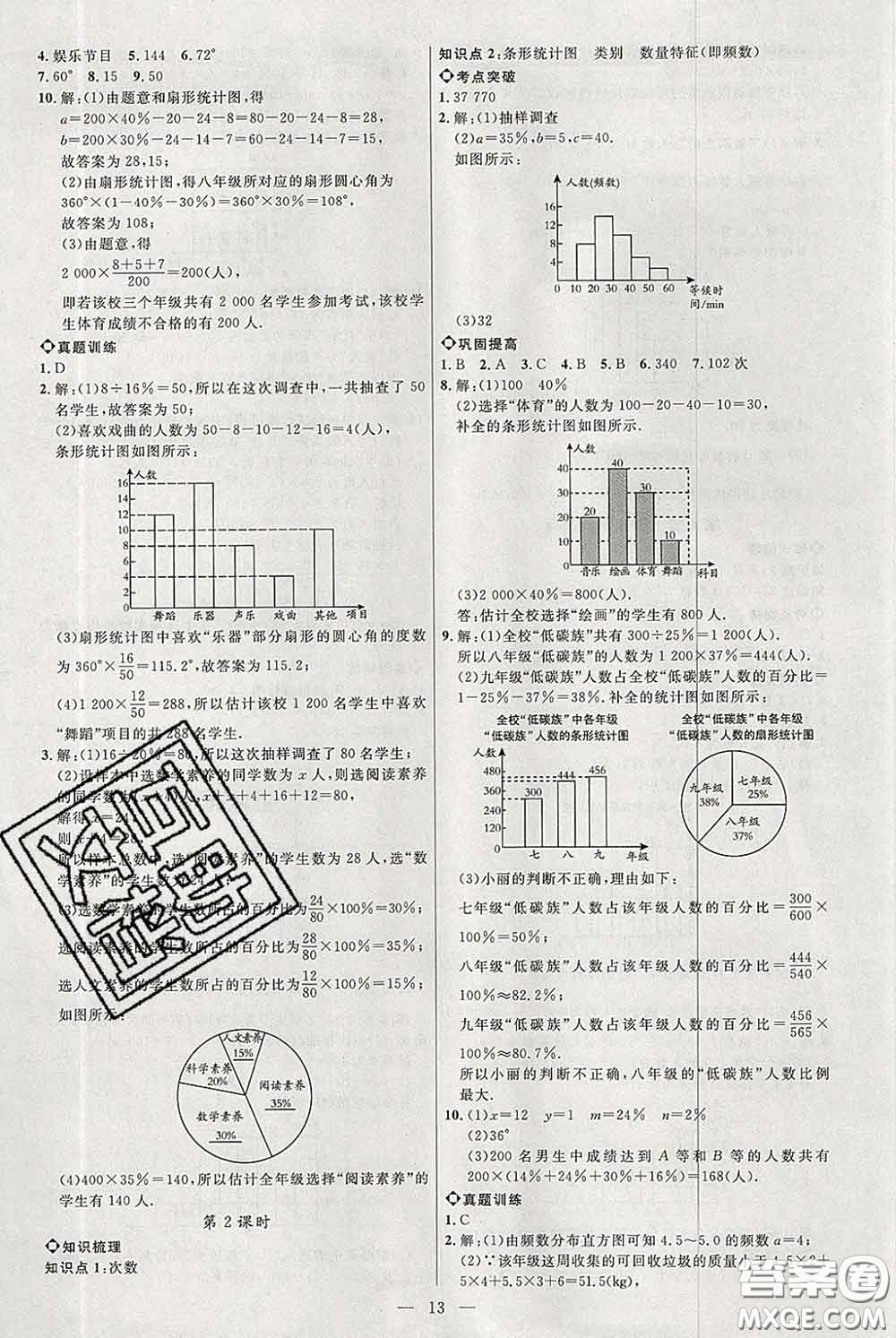 2020春名師助學(xué)系列細(xì)解巧練六年級數(shù)學(xué)下冊人教版答案