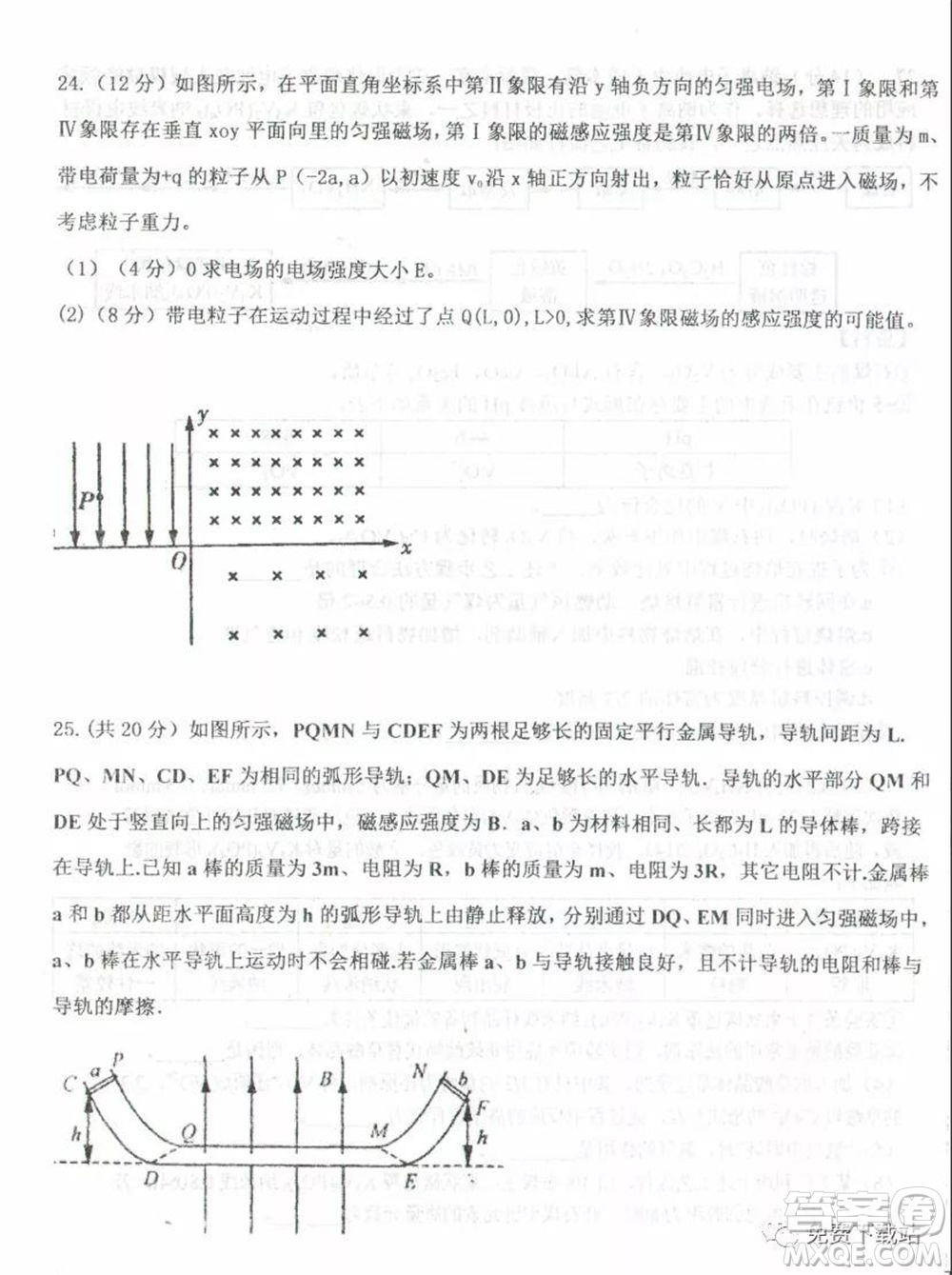 衡水中學2019-2020學年度高三年級下學期期中考試理科綜合試題及答案