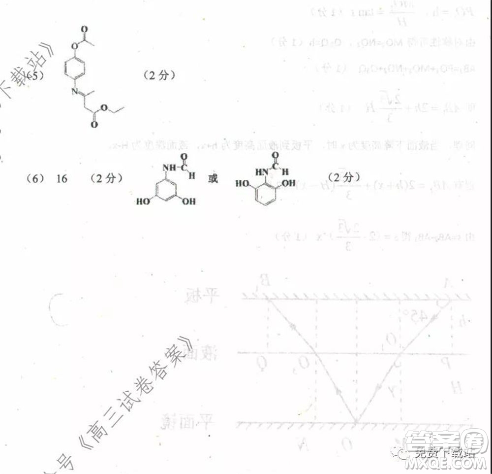 衡水中學2019-2020學年度高三年級下學期期中考試理科綜合試題及答案