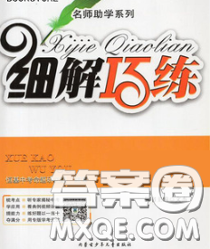 2020春名師助學(xué)系列細(xì)解巧練五年級(jí)語(yǔ)文下冊(cè)人教版答案