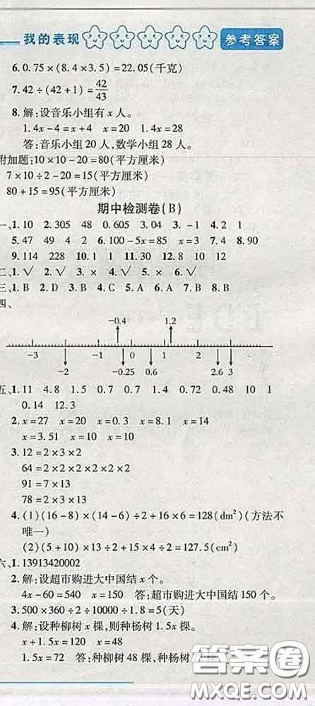 2020春名師助學(xué)系列細(xì)解巧練四年級(jí)數(shù)學(xué)下冊(cè)五四制答案