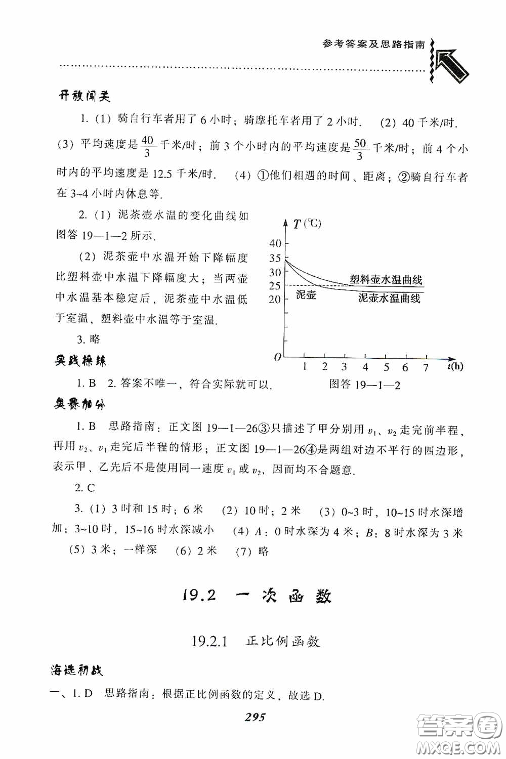 遼寧教育出版社2020尖子生題庫(kù)最新升級(jí)八年級(jí)數(shù)學(xué)下冊(cè)人教版答案