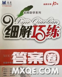 2020春名師助學系列細解巧練八年級語文下冊人教版答案