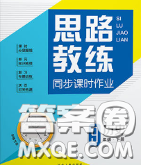 2020春思路教練同步課時作業(yè)九年級歷史下冊人教版答案