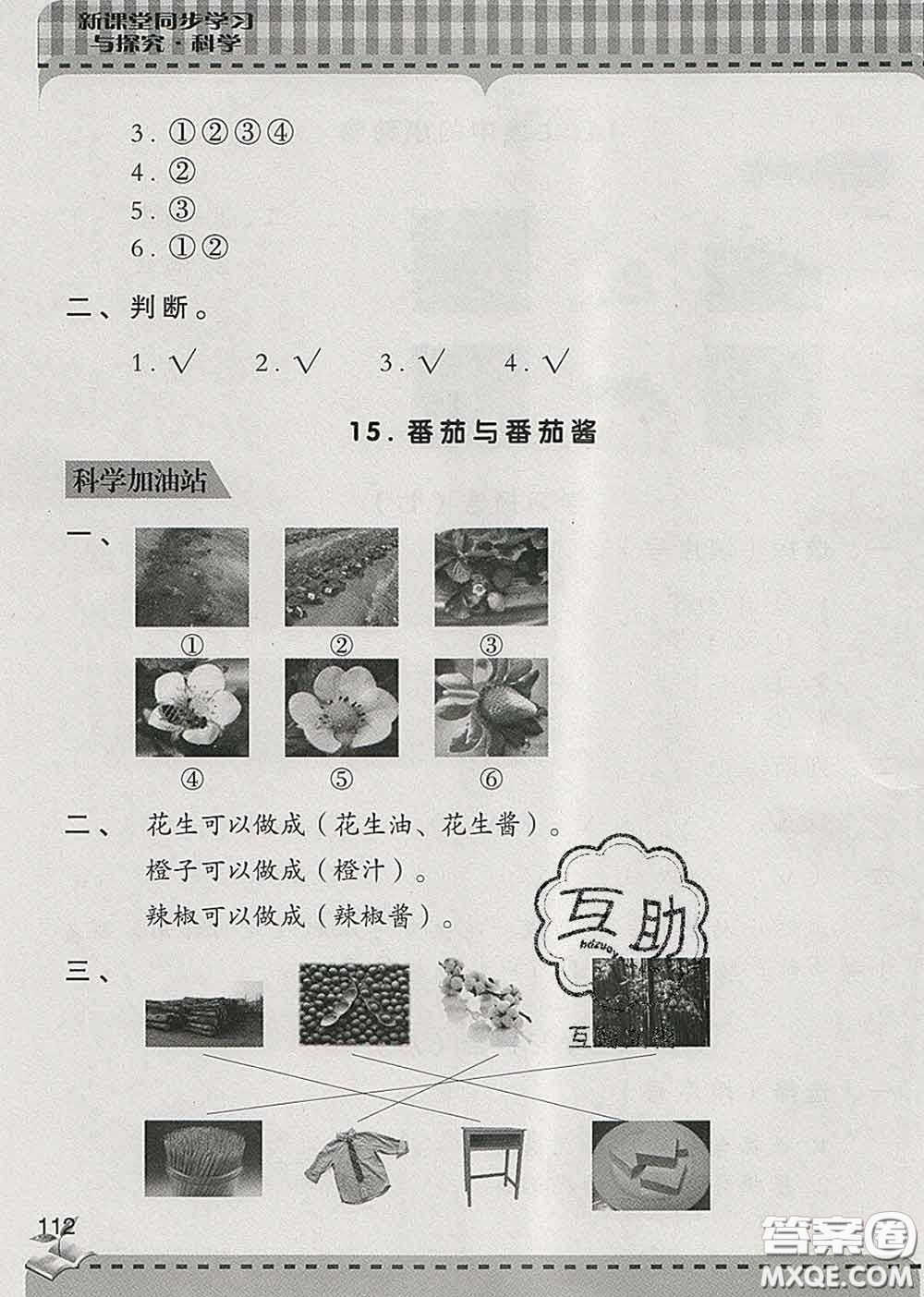 青島出版社2020春新課堂同步學(xué)習(xí)與探究一年級(jí)科學(xué)下冊(cè)答案