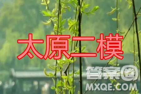 太原市2020年高三年級(jí)模擬試題二文科數(shù)學(xué)試題及答案