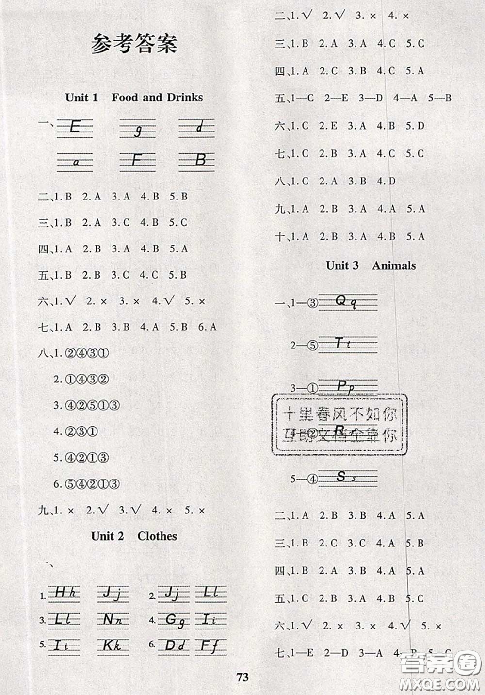 2020新版黃岡360度定制密卷三年級(jí)英語(yǔ)下冊(cè)魯教版五四制答案