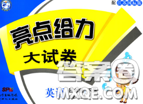 新世紀(jì)出版社2020年亮點(diǎn)給力大試卷四年級(jí)英語(yǔ)下冊(cè)江蘇版答案