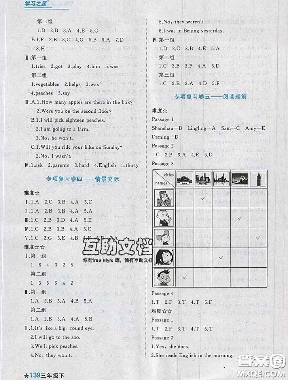 2020年名校期末大連市各區(qū)名校期中期末仿真試卷12套三年級(jí)英語下冊(cè)答案