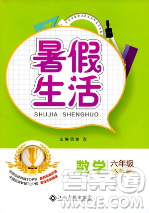 江西高校出版社2020年暑假生活數(shù)學(xué)六年級人教版參考答案