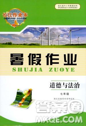 2020年長江作業(yè)本暑假作業(yè)道德與法治七年級參考答案