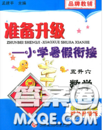 2020年孟建平準(zhǔn)備升級(jí)小學(xué)暑假銜接五升六數(shù)學(xué)人教版答案