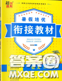 超能學(xué)典2020年暑假培優(yōu)銜接教材三升四語文人教版答案