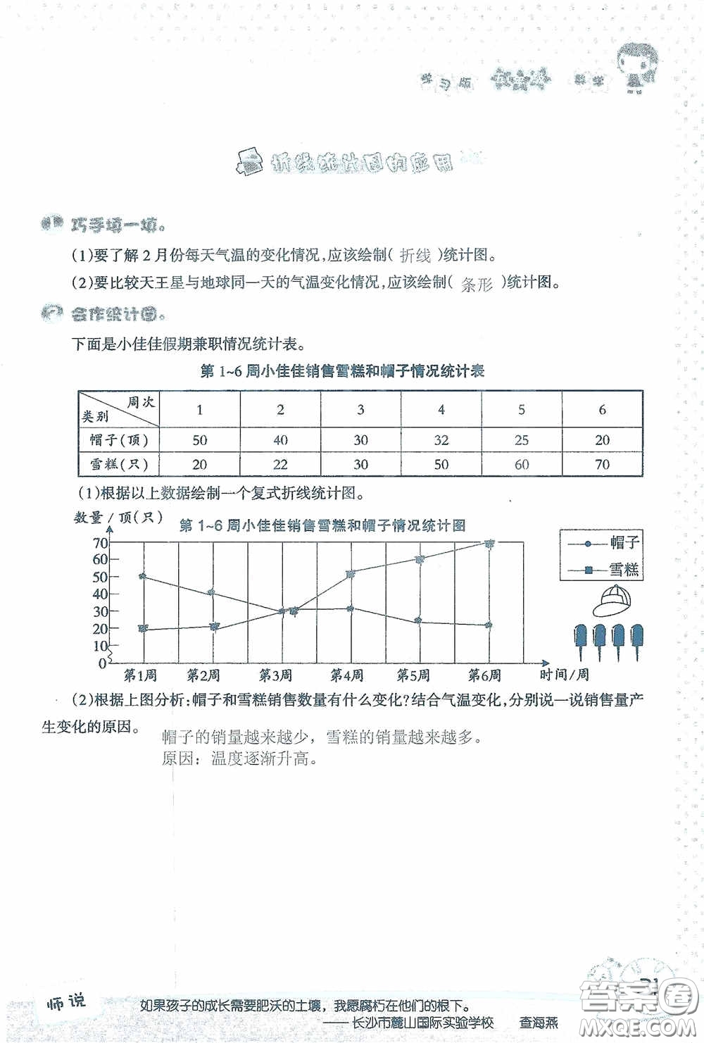 2020假日知新暑假學(xué)習(xí)與生活五年級(jí)數(shù)學(xué)學(xué)習(xí)版答案