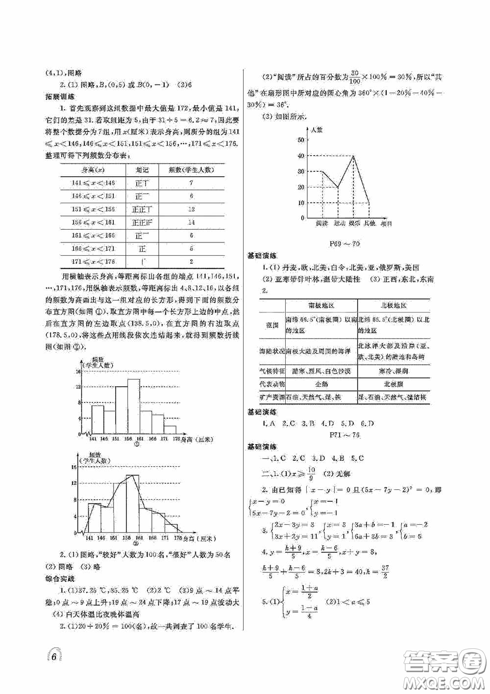 大連理工大學(xué)出版社2020假期伙伴七年級(jí)暑假理綜答案