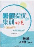 江蘇人民出版社2020年暑假提優(yōu)集訓(xùn)40天八年級(jí)數(shù)學(xué)SK蘇科版參考答案