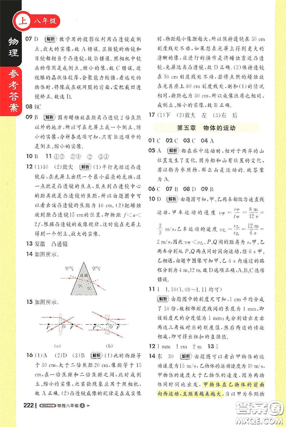 2020秋1+1輕巧奪冠課堂直播八年級(jí)物理上冊(cè)江蘇科教版答案