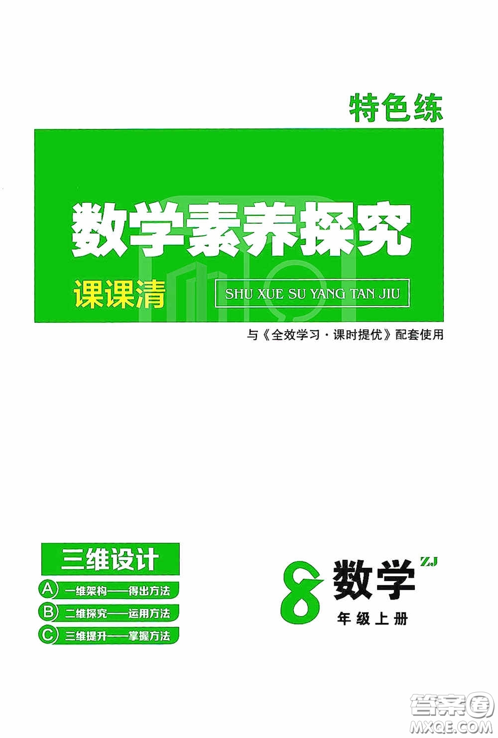 2020全效學(xué)習(xí)課時(shí)提優(yōu)八年級(jí)數(shù)學(xué)上冊(cè)浙教版答案