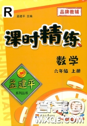 河海大學(xué)出版社2020孟建平系列叢書課時精練六年級數(shù)學(xué)上冊人教版答案