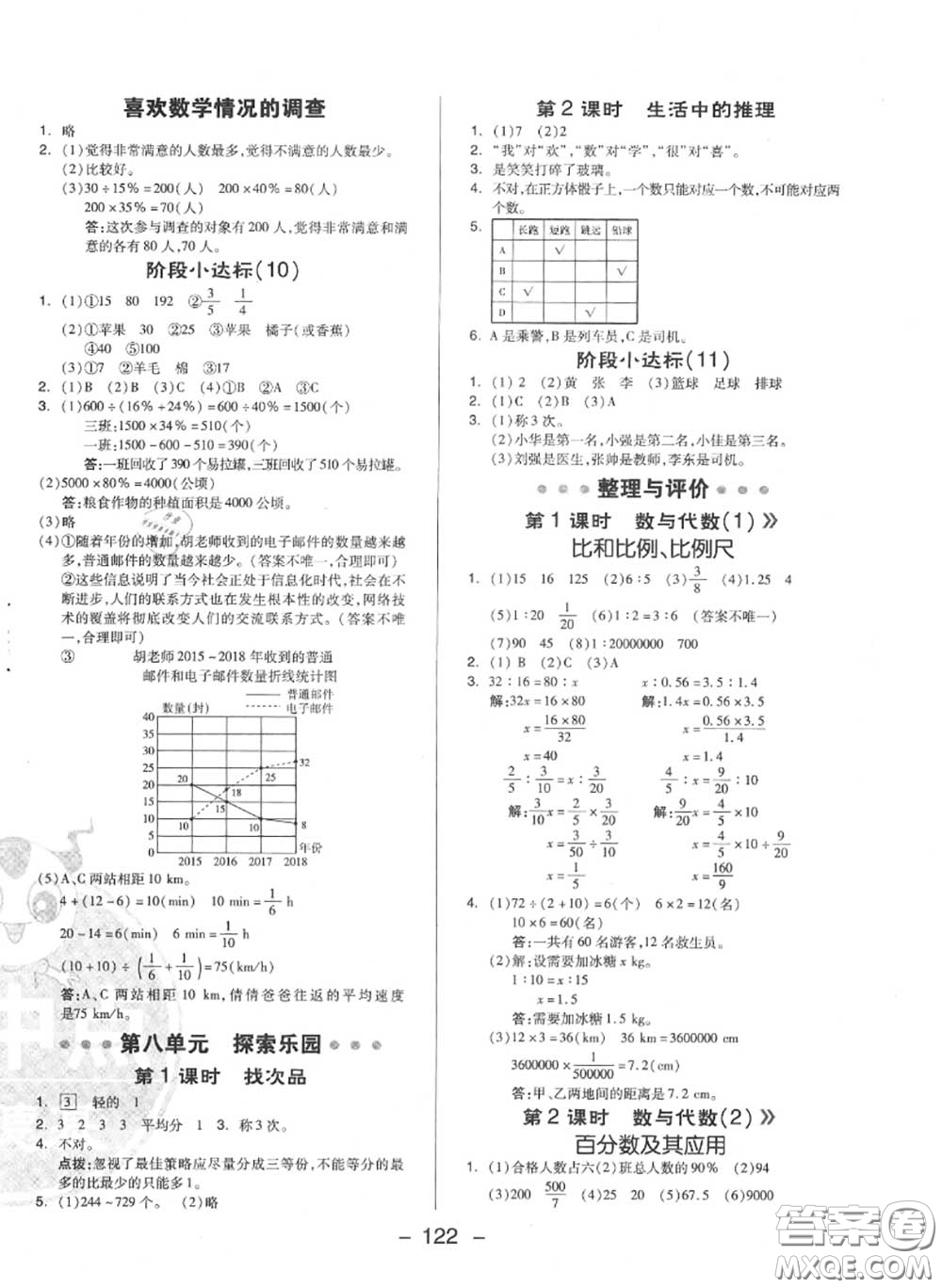 榮德基2020秋新版綜合應(yīng)用創(chuàng)新題典中點(diǎn)六年級(jí)數(shù)學(xué)上冊(cè)冀教版答案