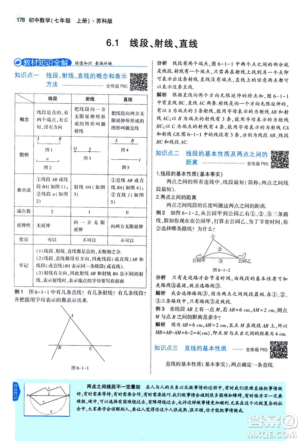 教育科學出版社2020秋5年中考3年模擬全解版初中數(shù)學七年級上冊蘇科版參考答案