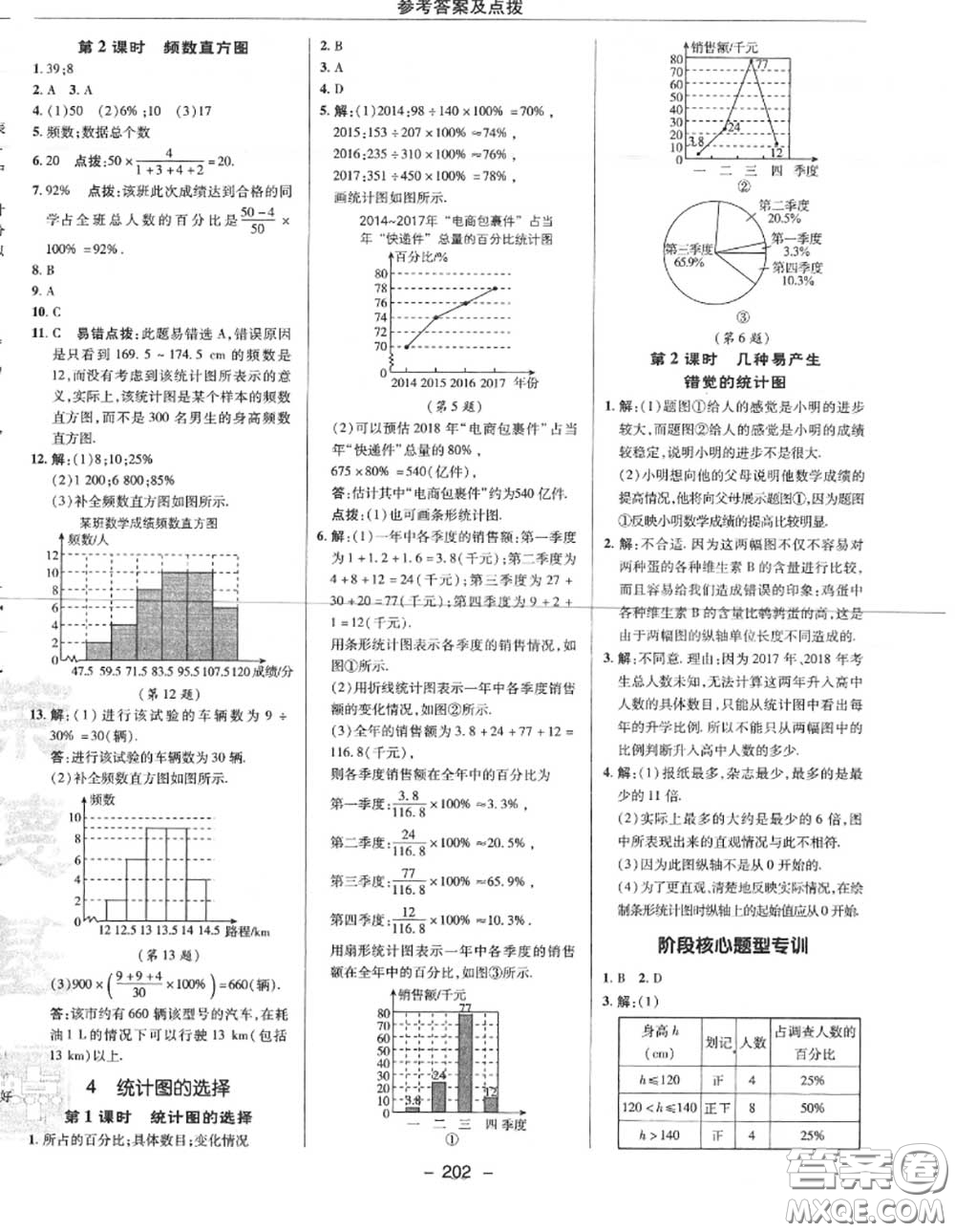 榮德基2020秋新版綜合應用創(chuàng)新題典中點七年級數學上冊北師版答案