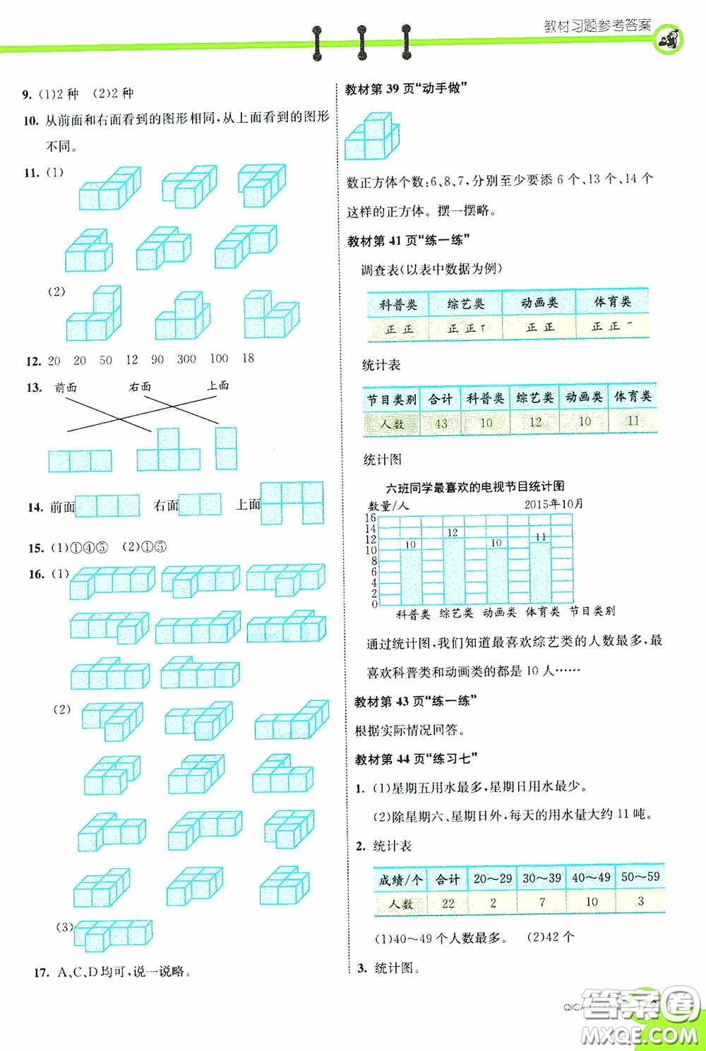 河北教育出版社2020七彩課堂四年級數(shù)學(xué)上冊蘇教版答案