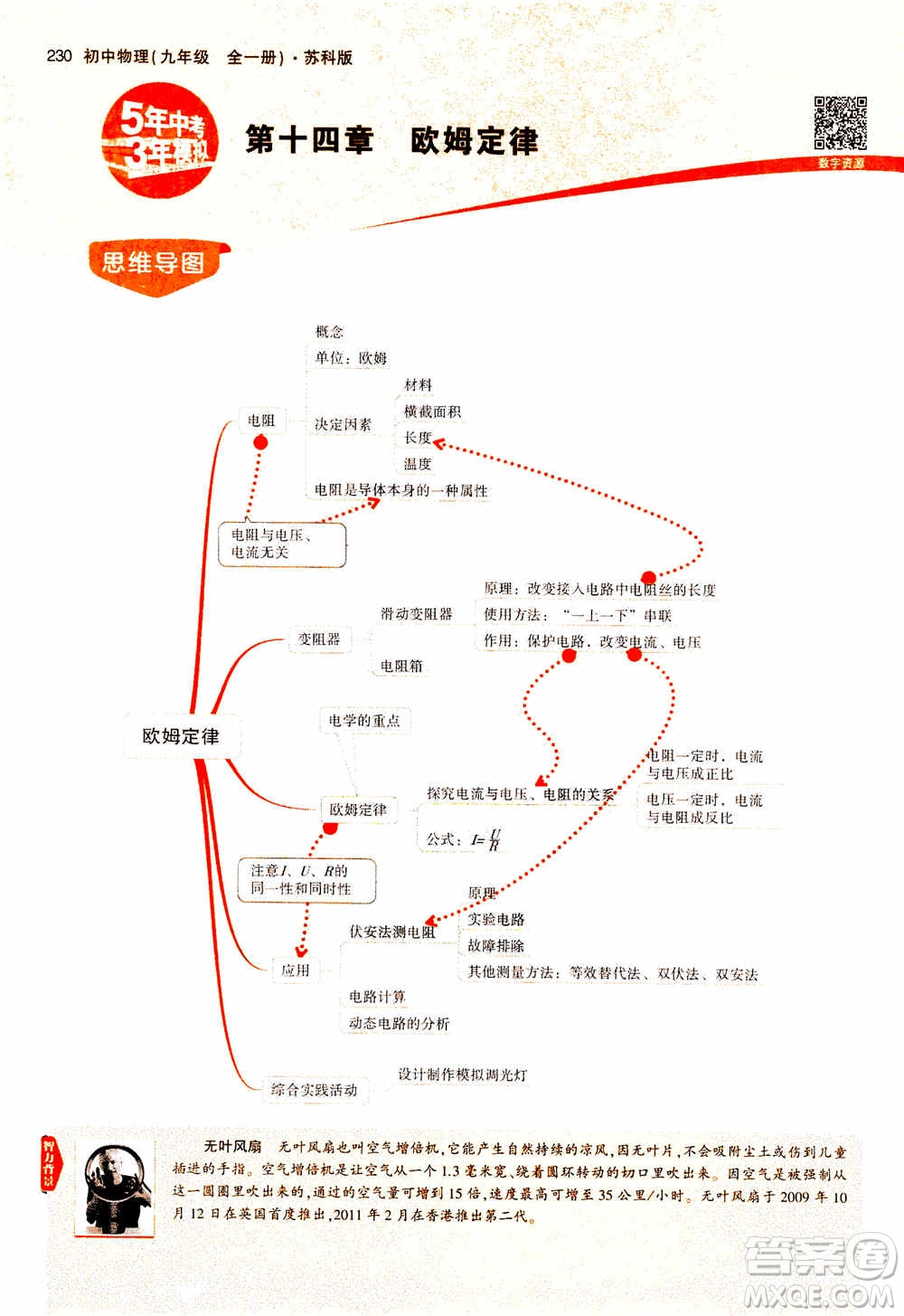 2021版初中同步5年中考3年模擬全練版全解版初中物理九年級(jí)全一冊(cè)蘇科版參考答案