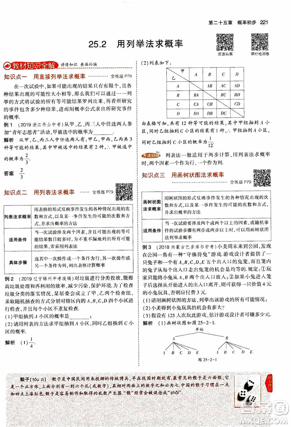 2021版初中同步5年中考3年模擬全解版初中數(shù)學九年級上冊人教版參考答案